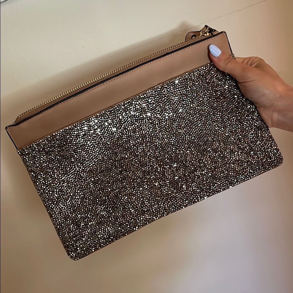 Elegant Glitter Clutch Bag